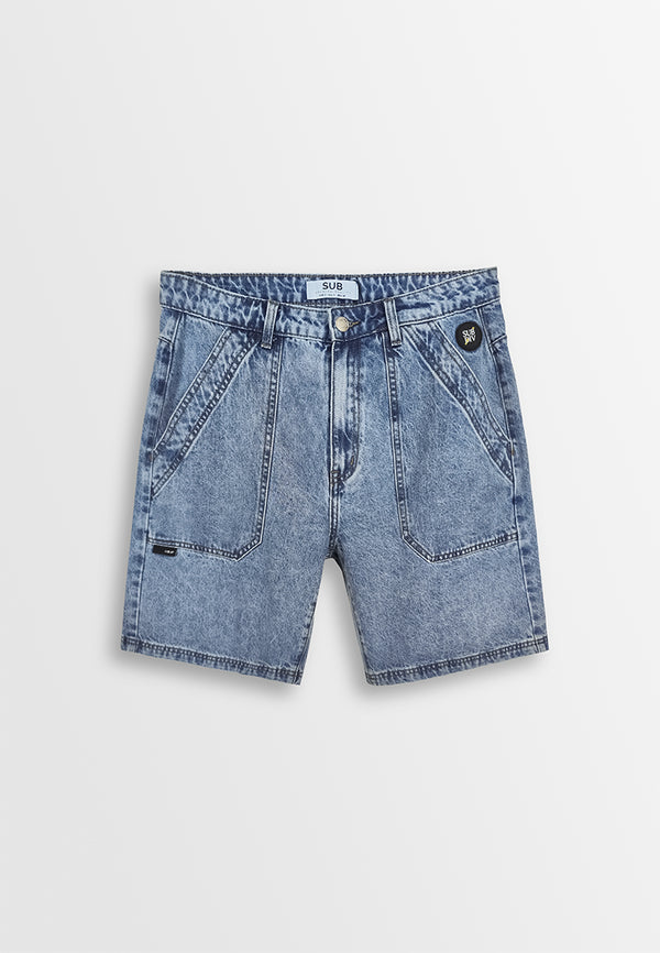 Men Short Jeans - Blue - 310127