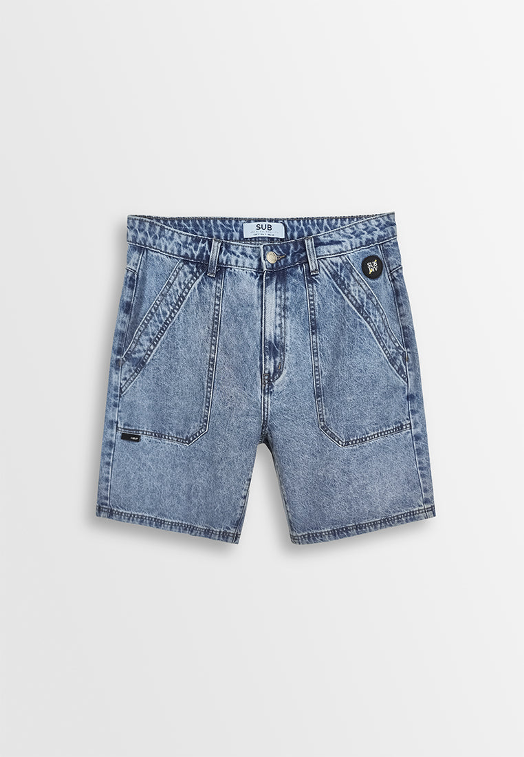 Men Short Jeans - Blue - 310127