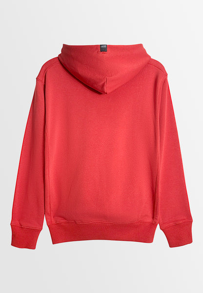 Men Long-Sleeve Oversized Sweatshirt Hoodies - Dark Orange - M3M900