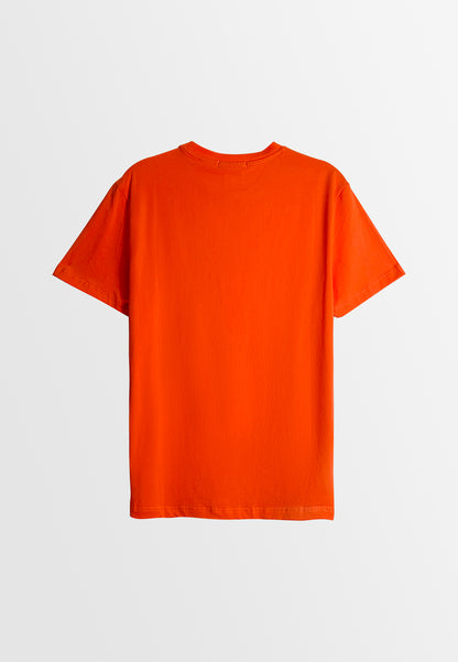 Men Short-Sleeve Basic Tee - Orange - M3M710