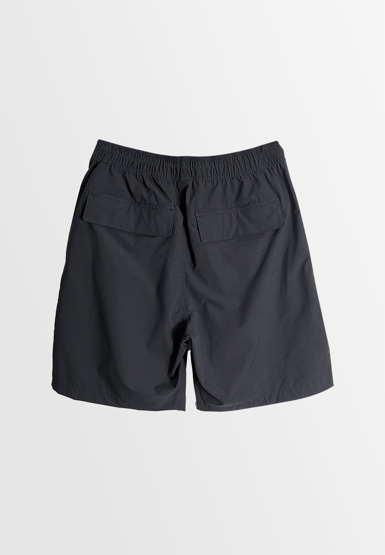 Men Cargo Short Jogger - Black - S3M594