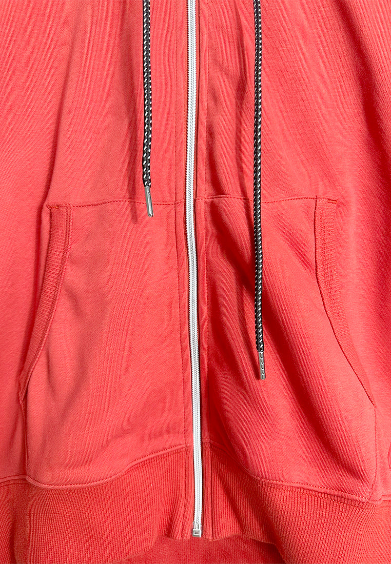 Men Hoodies Jacket - Dark Orange - M3M903