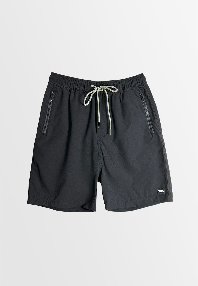 Men Cargo Short Jogger - Black - S3M594