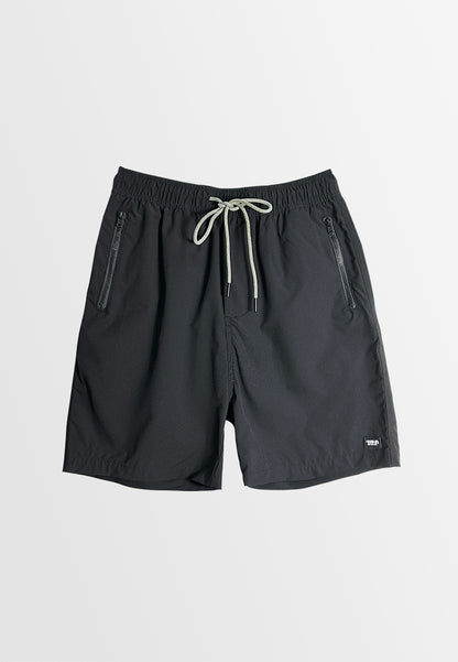 Men Cargo Short Jogger - Black - S3M594