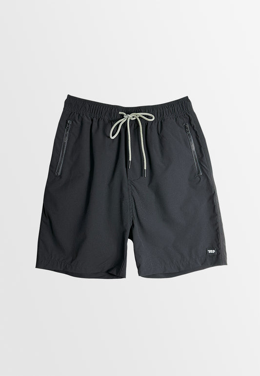 Men Cargo Short Jogger - Black - S3M594