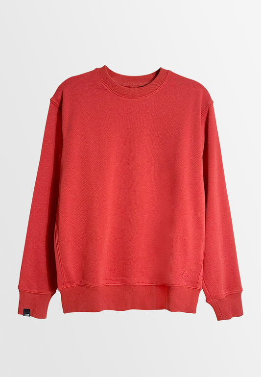 Men Long-Sleeve Sweatshirt - Dark Orange - M3M897