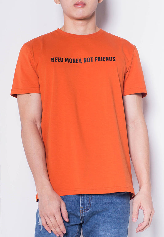 Men Short-Sleeve Graphic Tee - Orange - H0M925