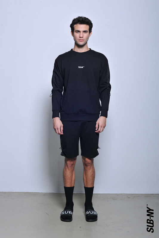 Men Short Jogger - Black - H2M657