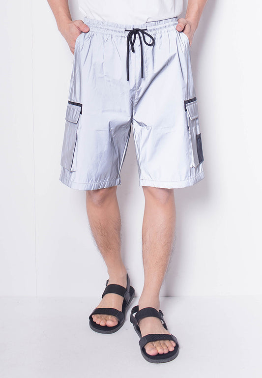 Men Cargo Shorts  - GREY - H0M695