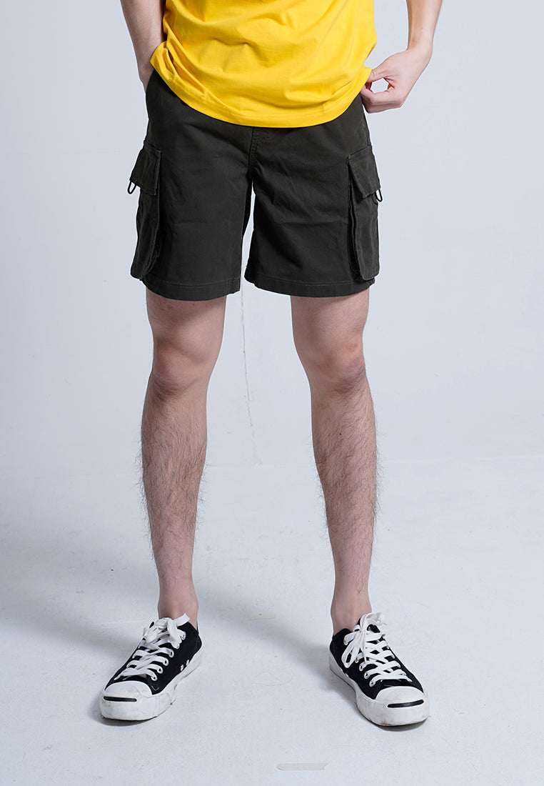 Men Short Pants - Army Green - H0M667