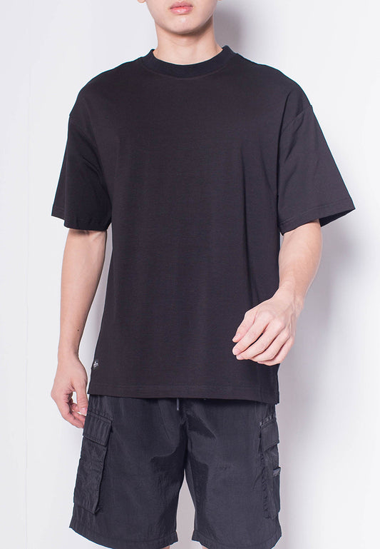 Men Short-Sleeve Fashion Tee - Black - H0M740