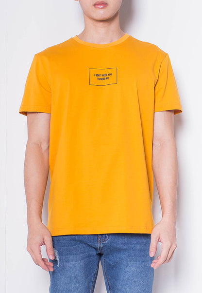 Men Short-Sleeve Graphic Tee - Yellow - H0M927