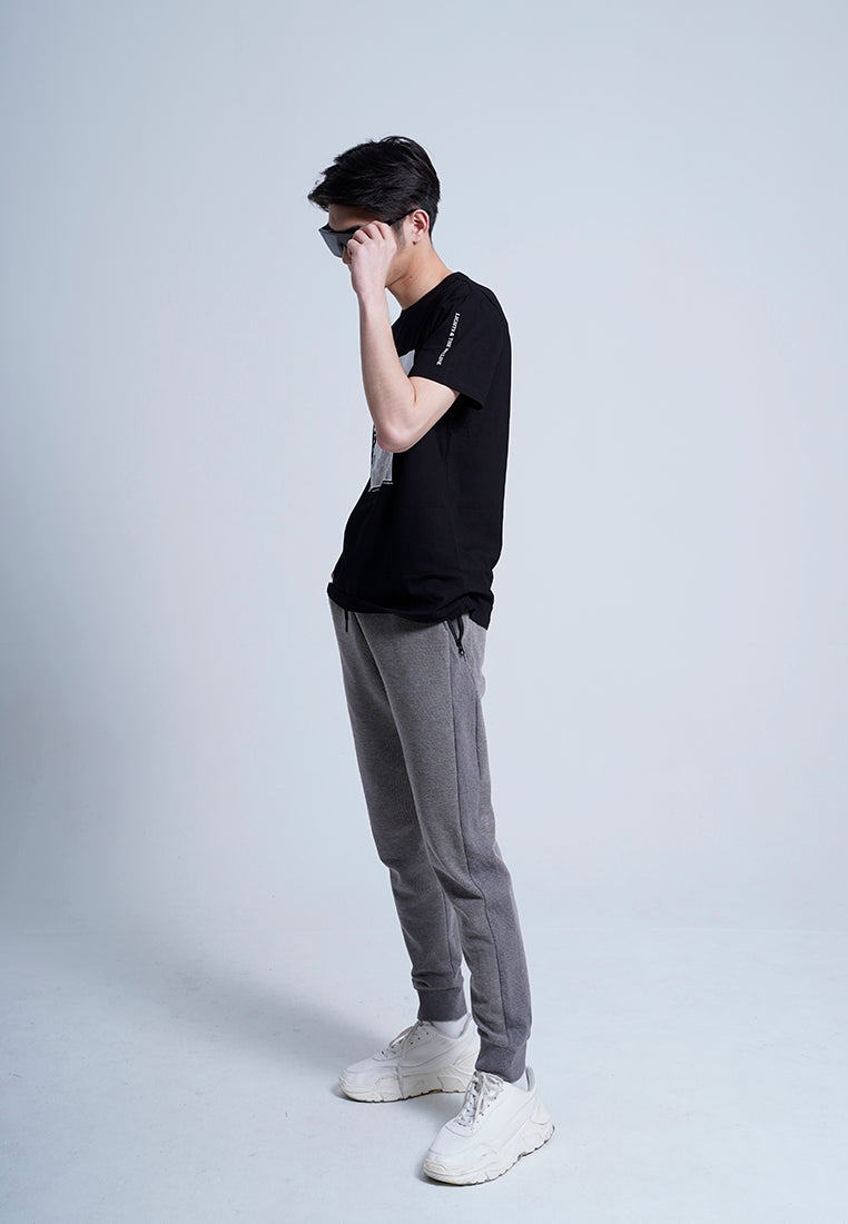 Men Knit Long Jogger - Grey - H0M755