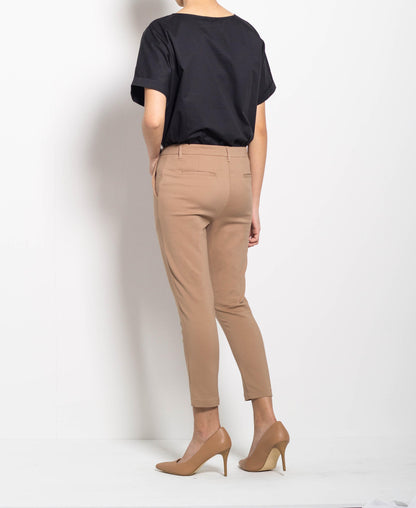 Women Long Pants - Khaki - F0W473