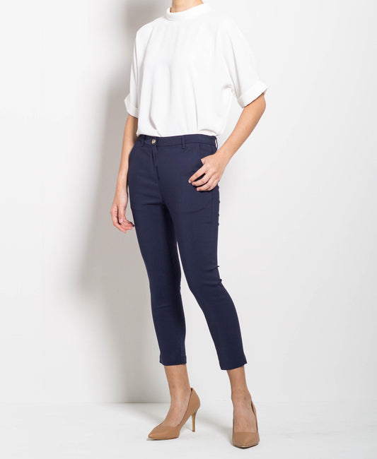 Women Long Pants - Navy - F0W472