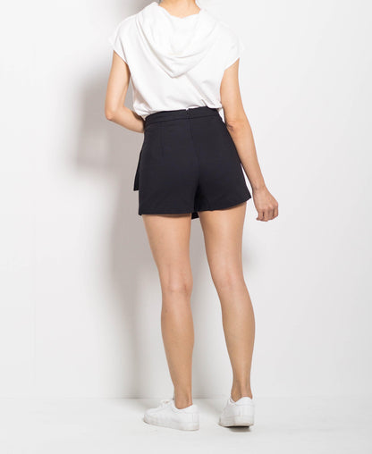 Women Skort - Black - H9W439