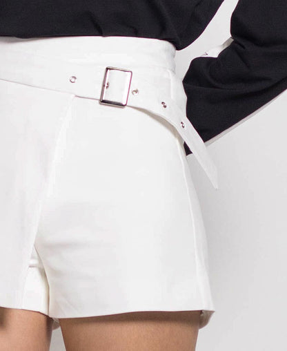 Women Skort - White - H9W439