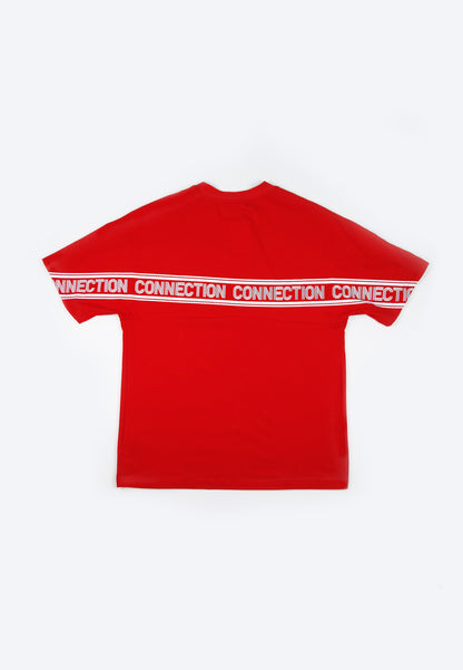 Men Short-Sleeve Fashion Tee - Red - H0M738