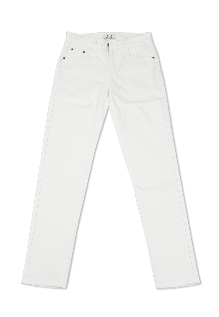 MEN LONG JEANS SKINNY FIT - WHITE - M1M061