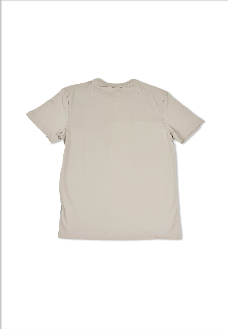 MEN SHORT-SLEEVE GRAPHIC TEE - KHAKI - M1M031