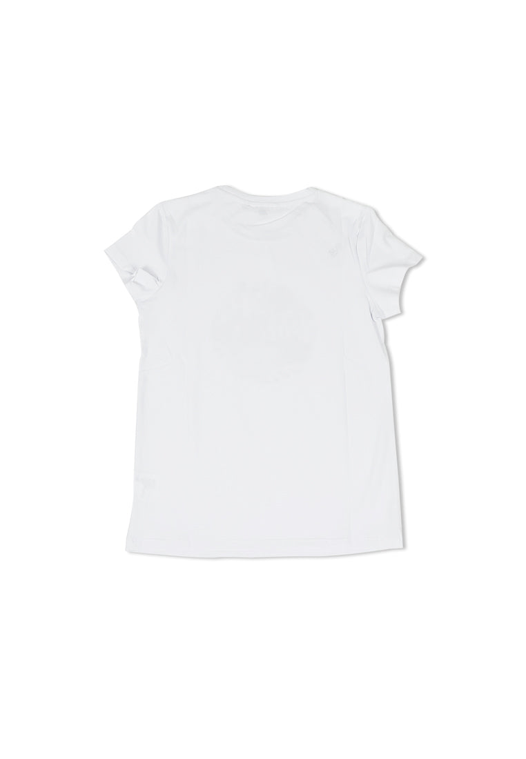 WOMEN SHORT-SLEEVE GRAPHIC TEE - WHITE - M1W046