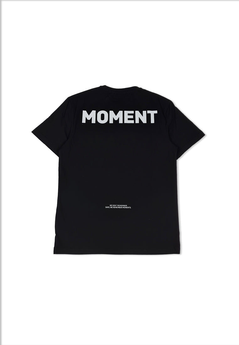 MEN SHORT-SLEEVE GRAPHIC TEE - BLACK - M1M026