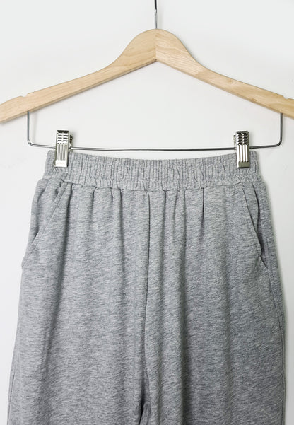 Women Knit Long Jogger - Grey - M1W137