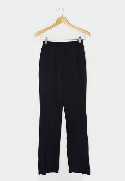 Women Knit Long Jogger - Black - M1W137