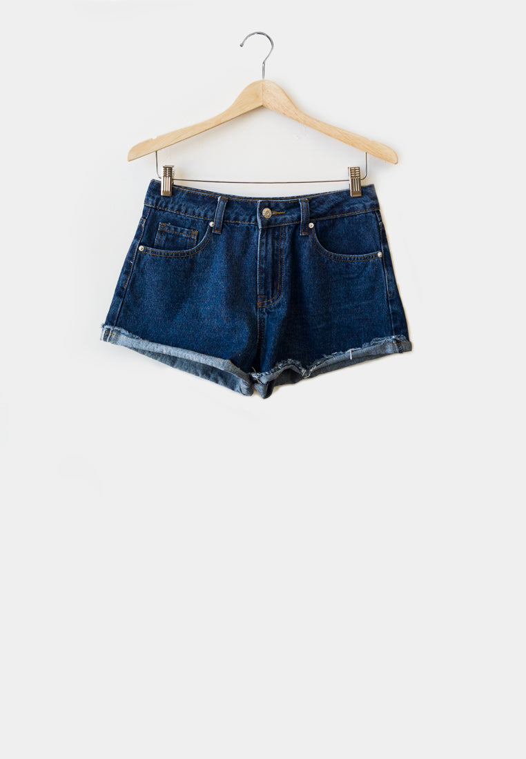 Women Short Jeans - Blue - F9W033