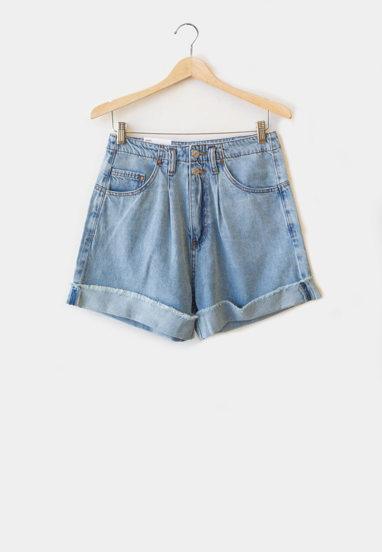 Women Short Jeans - Blue - H9W312