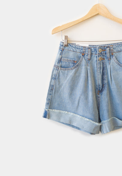 Women Short Jeans - Blue - H9W312