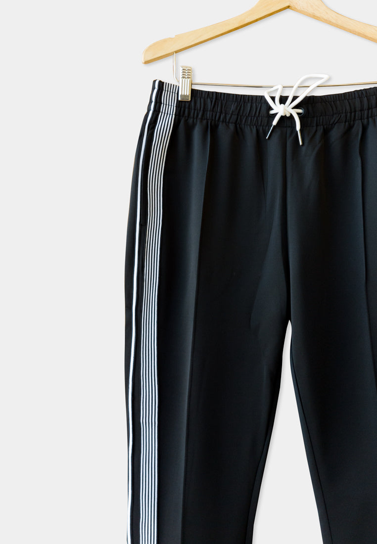 Men Long Jogger - Black - H9M244