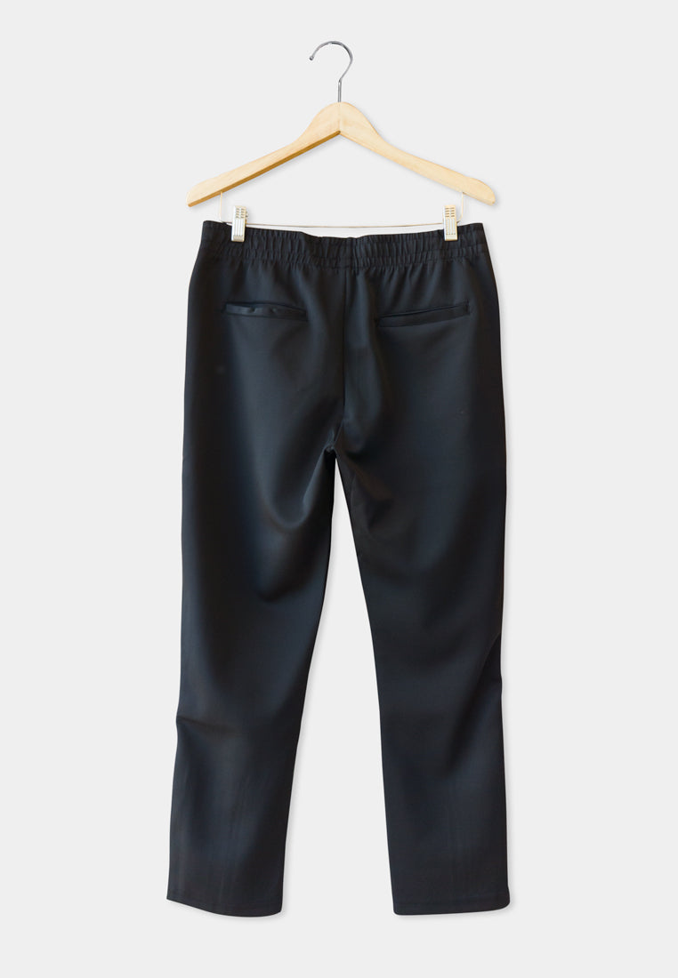 Men Long Jogger - Black - H9M244