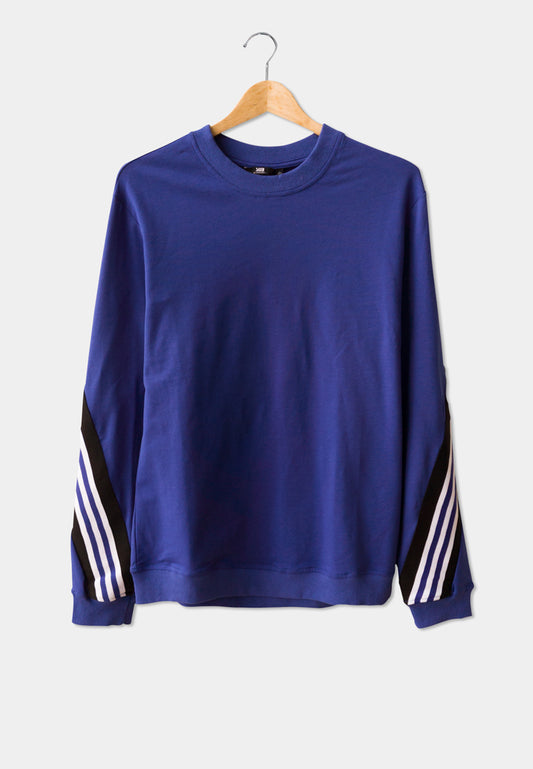 Men Long-Sleeve Sweatshirt - Blue - F9M166