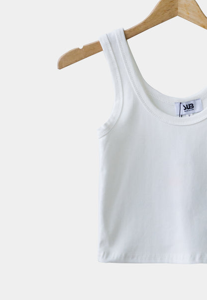 Women Tank Top - White - H1W249