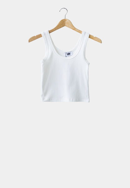 Women Tank Top - White - H1W249