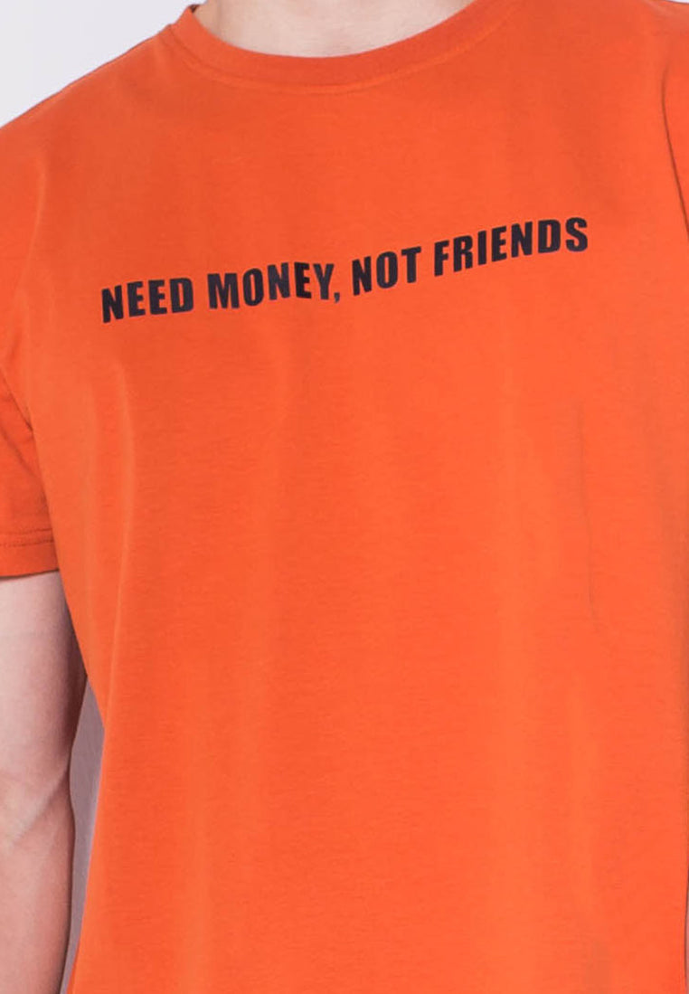 Men Short-Sleeve Graphic Tee - Orange - H0M925