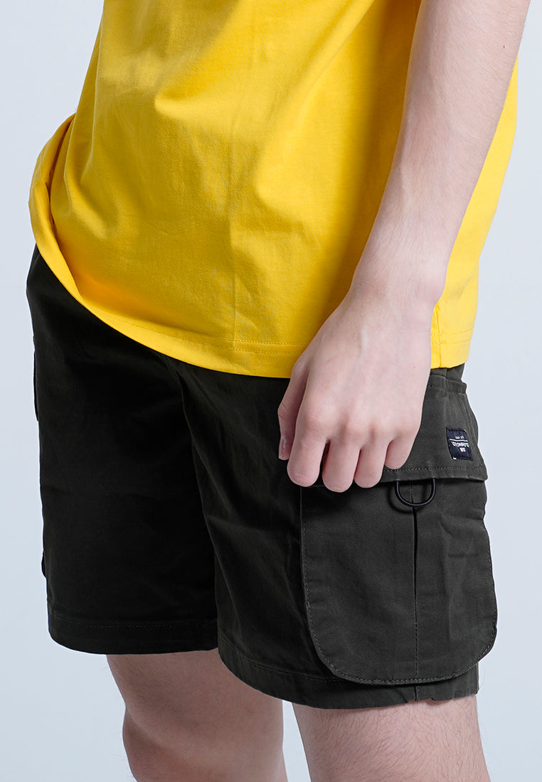 Men Short Pants - Army Green - H0M667