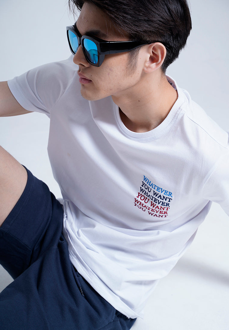 Men Short-Sleeve Graphic Tee - WHITE - H0M944