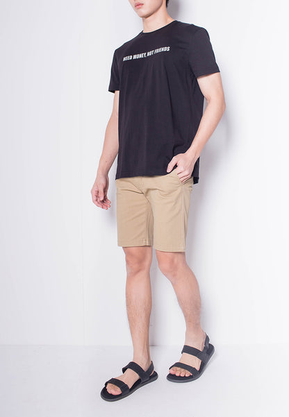 Men Short-Sleeve Graphic Tee - Black - H0M926