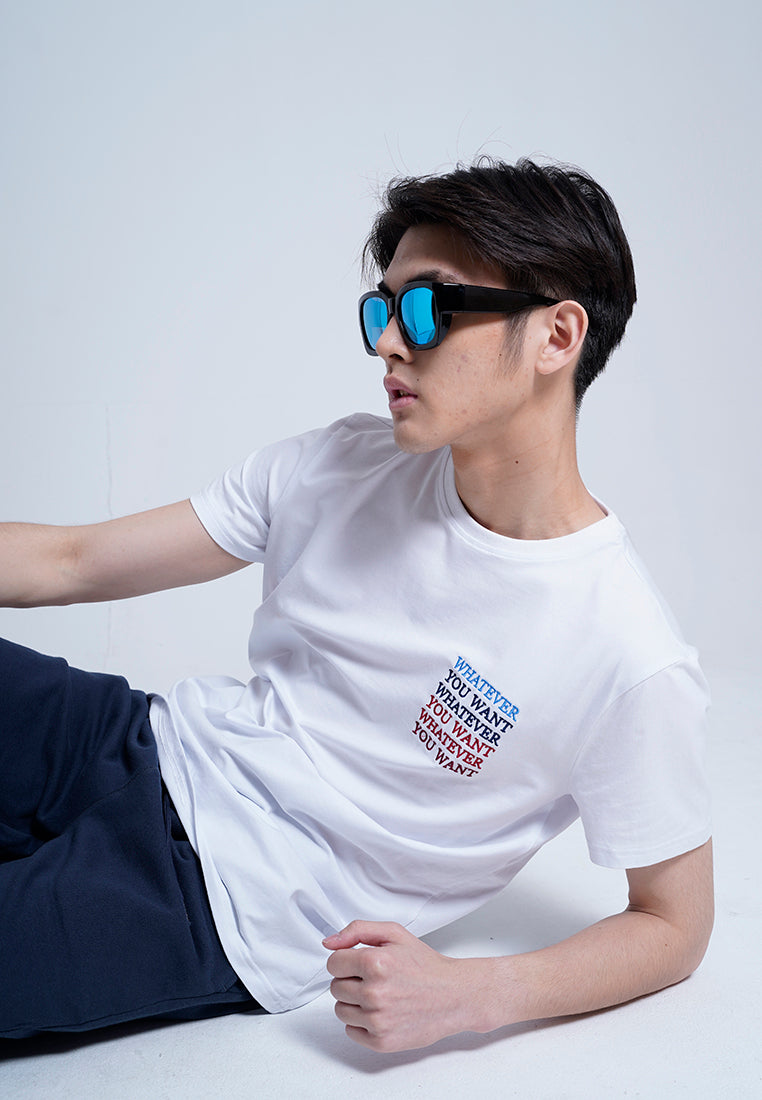 Men Short-Sleeve Graphic Tee - WHITE - H0M944