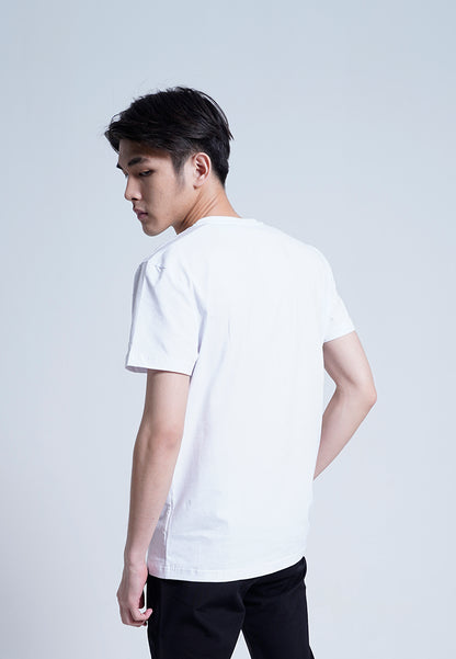 Men Short-Sleeve Graphic Tee - White - H0M713