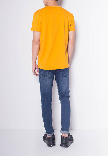 Men Short-Sleeve Graphic Tee - Yellow - H0M922