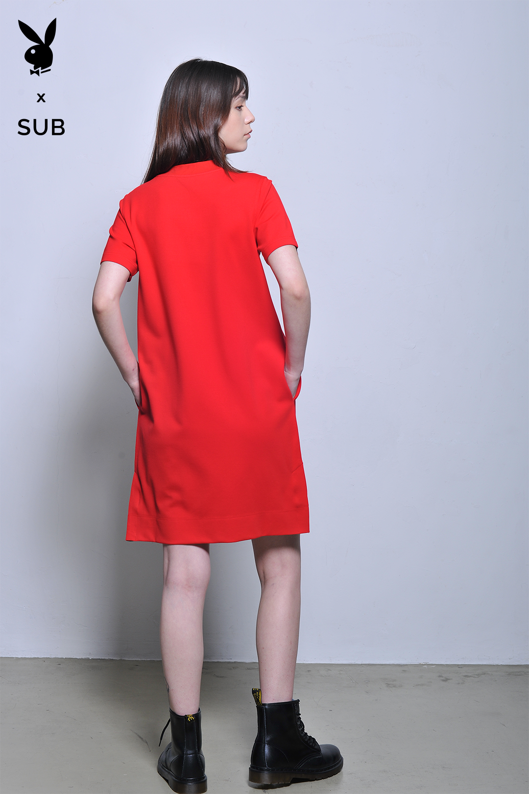 Playboy x SUB Women Dress - Red - H2W742