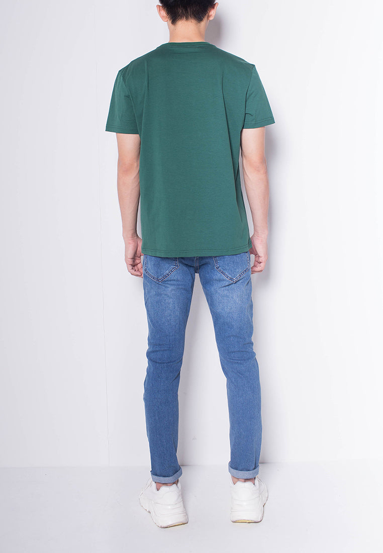 Men Short-Sleeve Graphic Tee - Green - H0M924