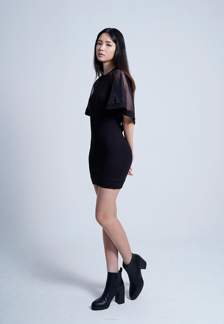 Women Dress - Black - F9W074