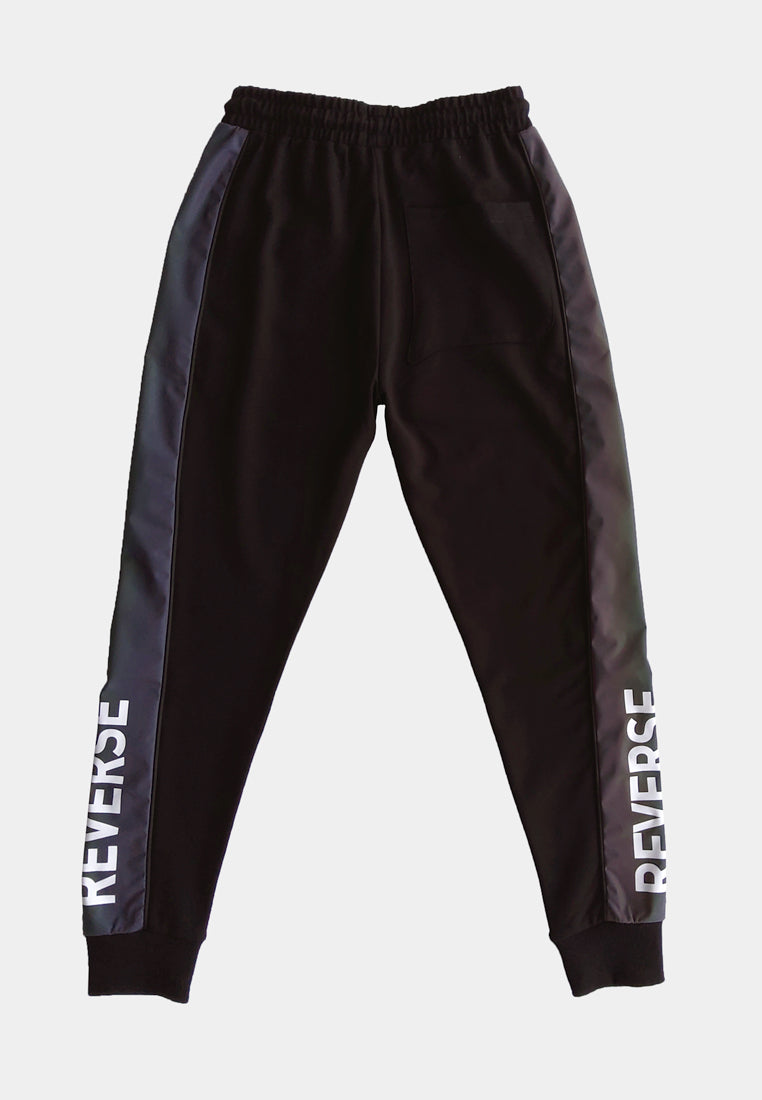 Men Long Jogger - Black - H1M112