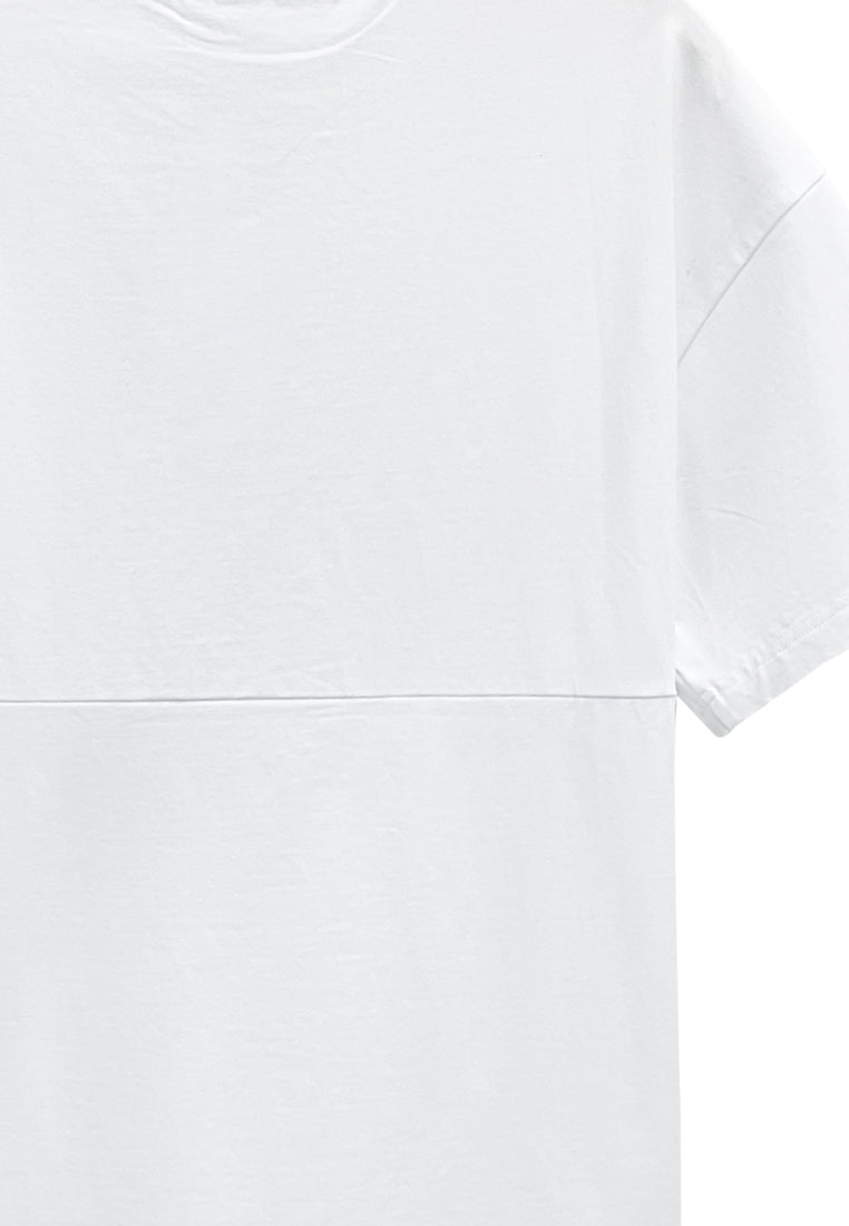 Men Short-Sleeve Fashion Tee - White - M3M673