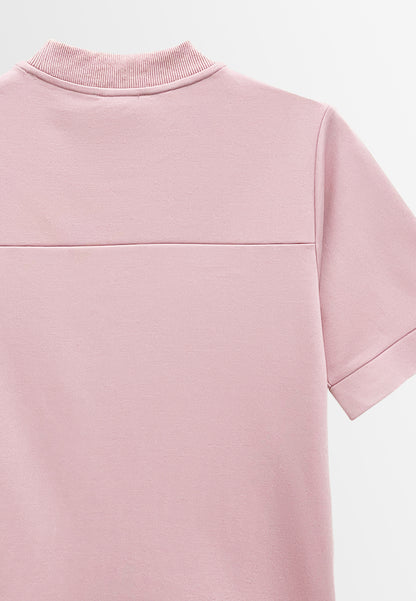 Women Short-Sleeve Sweatshirt - Pink - S3W751