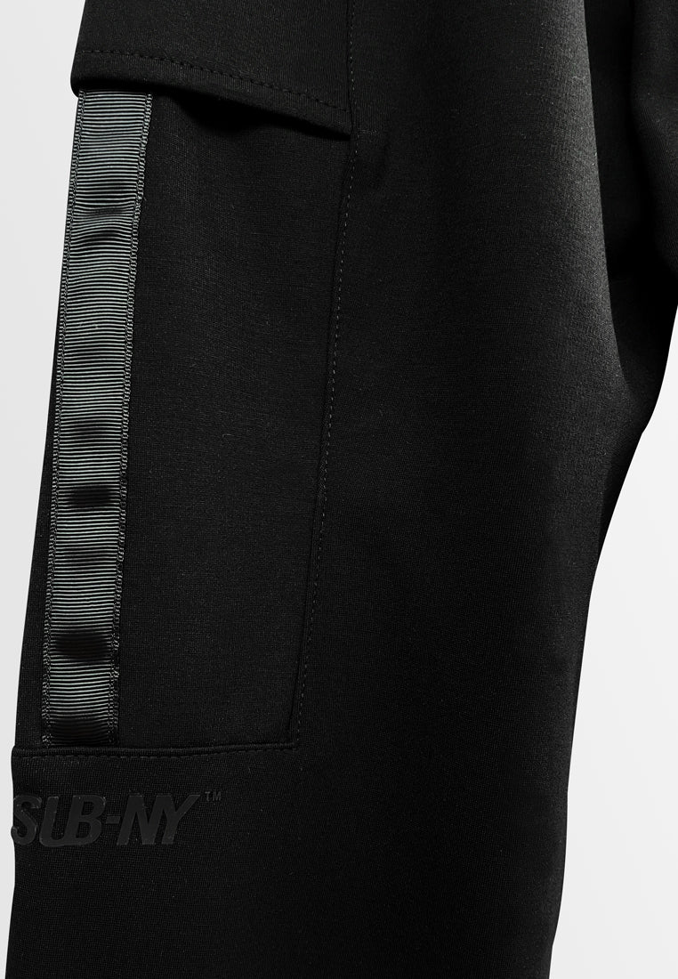 Men Long Jogger - Black - H2M476